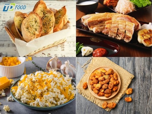 Ứng dụng đa dạng của bột gia vị bơ tỏi TD Food